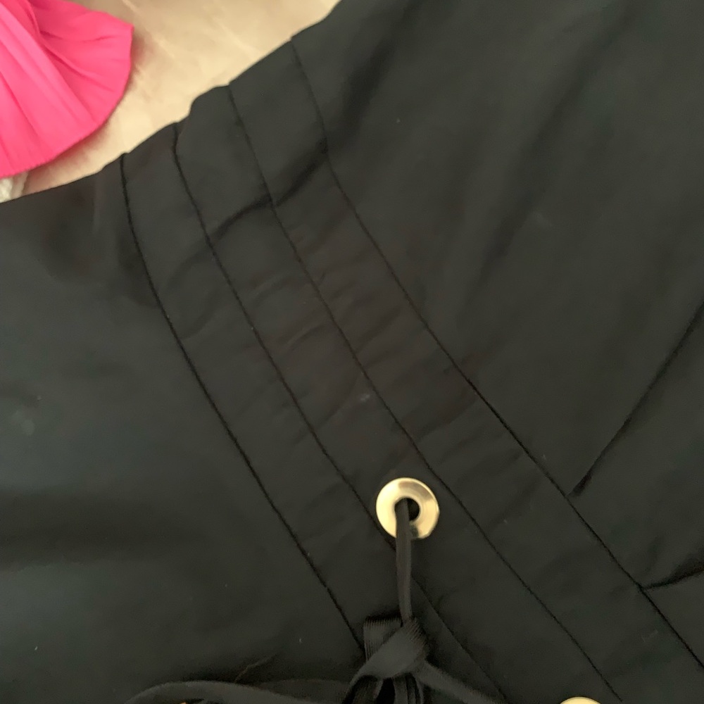 Sandro Rosilda Black Drawstring Dress - Picture 11 of 13